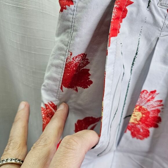 Obey Light Blue Floral Marino Shorts Size 28 - Picture 4 of 10